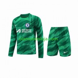 Camisola Chelsea Guarda-redes Criança Equipamento Terceiro 2023-2024 Manga Comprida